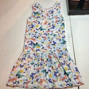 Girls drop waist butterfly dress - Sz 8